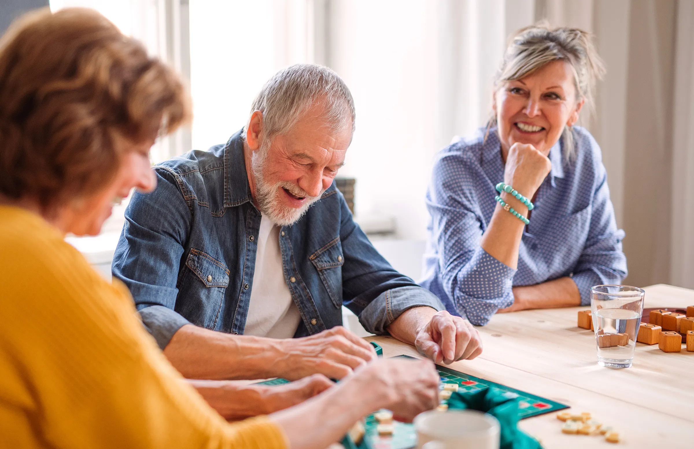 memory care group playing games